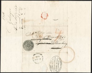 Sale 1185, Lot 4, Colonial, Stampless, Clipperton Island, Free Frank