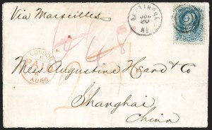 Sale 1185, Lot 41, 1861-66 Issue