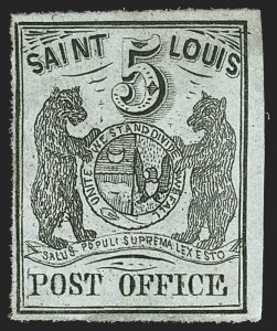 Sale 1185, Lot 7, St. Louis Postmaster's Provisional, 1847 Issue and Reproduction