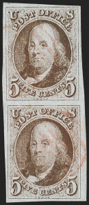 Sale 1187, Lot 10, 1847 Issue (Scott 1-2)