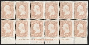 Sale 1187, Lot 123, 1861-66 Issue (Scott 56-78)