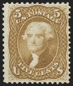 Sale 1187, Lot 127, 1861-66 Issue (Scott 56-78)
