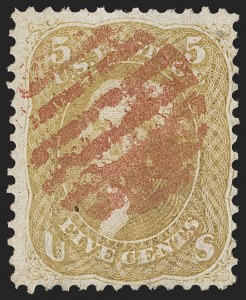 Sale 1187, Lot 131, 1861-66 Issue (Scott 56-78)