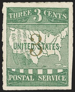 Sale 1187, Lot 145, 1867-68 Grilled Issue (Scott 79-101)