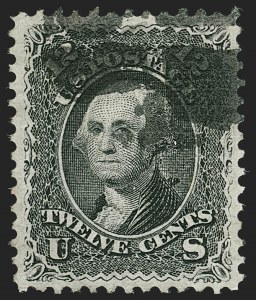 Sale 1187, Lot 156, 1867-68 Grilled Issue (Scott 79-101)