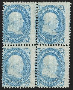 Sale 1187, Lot 160, 1867-68 Grilled Issue (Scott 79-101)