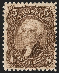 Sale 1187, Lot 161, 1867-68 Grilled Issue (Scott 79-101)