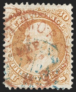 Sale 1187, Lot 167, 1867-68 Grilled Issue (Scott 79-101)