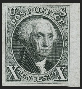 Sale 1187, Lot 21, 1875 Reproduction of 1847 Issue (Scott 3-4)