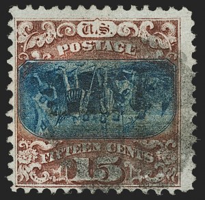 Sale 1187, Lot 211, 1869 Pictorial Issue Inverts (Scott 119b-120b)