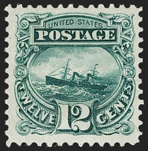 Sale 1187, Lot 217, 1875 Re-Issue of 1869 Pictorial Issue (Scott 123-133a)