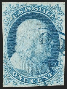 Sale 1187, Lot 24, 1851-56 Issue (Scott 5-17)