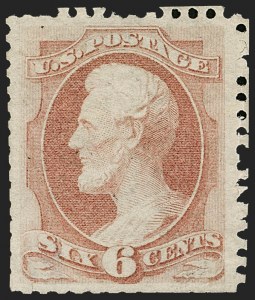 Sale 1187, Lot 268, 1875 Continental Bank Note Co. Hard Paper Special Printing (Scott 167-177)