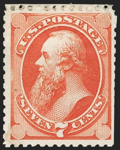 Sale 1187, Lot 270, 1875 Continental Bank Note Co. Hard Paper Special Printing (Scott 167-177)