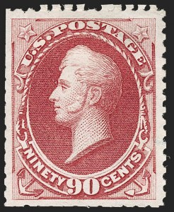Sale 1187, Lot 282, 1875 Continental Bank Note Co. Hard Paper Special Printing (Scott 167-177)