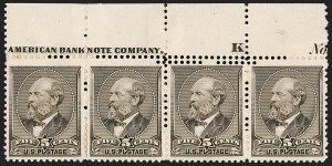 Sale 1187, Lot 314, 1881-83 American Bank Note Co. Issues (Scott 205-211B)