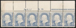 Sale 1187, Lot 325, 1887 American Bank Note Co. Issue (Scott 212-218)