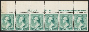 Sale 1187, Lot 326, 1887 American Bank Note Co. Issue (Scott 212-218)