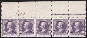 Sale 1187, Lot 342, 1890-93 Issue (Scott 219-229)