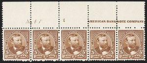 Sale 1187, Lot 345, 1890-93 Issue (Scott 219-229)