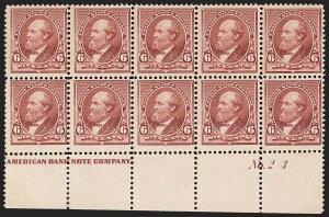 Sale 1187, Lot 347, 1890-93 Issue (Scott 219-229)