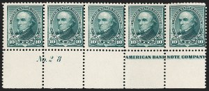 Sale 1187, Lot 349, 1890-93 Issue (Scott 219-229)