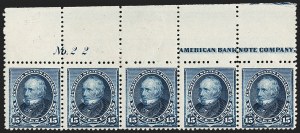 Sale 1187, Lot 350, 1890-93 Issue (Scott 219-229)