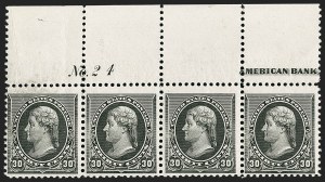 Sale 1187, Lot 353, 1890-93 Issue (Scott 219-229)
