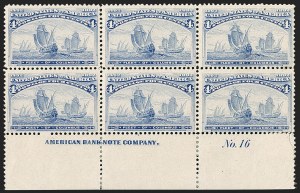 Sale 1187, Lot 360, 1893 Columbian Issue (Scott 230-245)