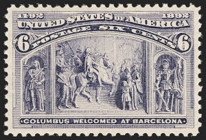 Sale 1187, Lot 366, 1893 Columbian Issue (Scott 230-245)