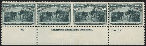Sale 1187, Lot 372, 1893 Columbian Issue (Scott 230-245)