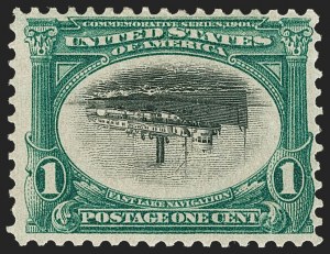 Sale 1187, Lot 446, 1901 Pan-American Issue Inverts (Scott 294a, 286a)