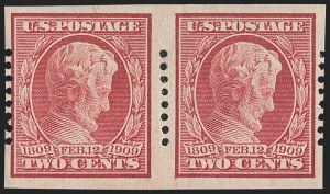 Sale 1187, Lot 499, Private Vending and Affixing Machine Perforations