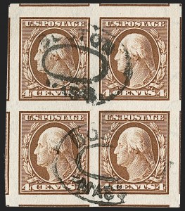 Sale 1187, Lot 520, 1908-10 Washington-Franklin Issues (Scott 331-356)