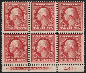 Sale 1187, Lot 526, 1909 Bluish Paper Issue (Scott 357-366)