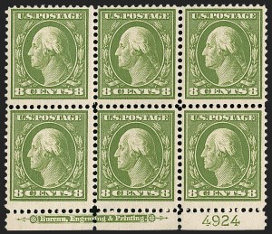 Sale 1187, Lot 542, 1910-13 Washington-Franklin Issue (Scott 374-396)