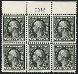 Sale 1187, Lot 571, 1912-14 Washington-Franklin Issue (Scott 405-423)