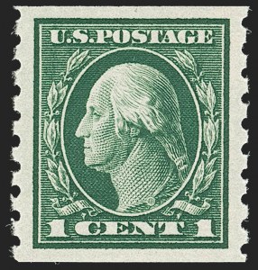 Sale 1187, Lot 572, 1912-14 Washington-Franklin Issue (Scott 405-423)
