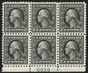 Sale 1187, Lot 584, 1913-15 Washington-Franklin Issues (Scott 424-461)
