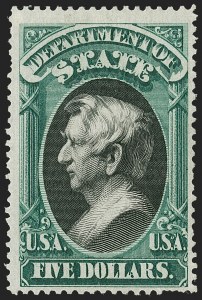 Sale 1187, Lot 725, Officials, $5.00 State (O69) Sale 1187, Lot 725, Officials