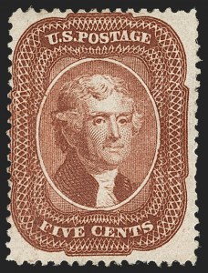 Sale 1187, Lot 80, 1857-60 Issue (Scott 18-39)