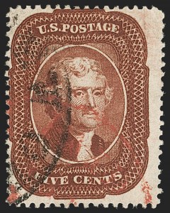 Sale 1187, Lot 83, 1857-60 Issue (Scott 18-39)