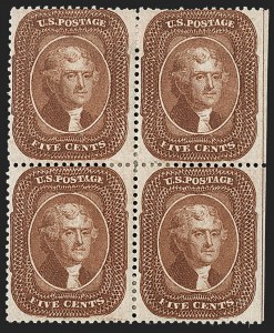 Sale 1187, Lot 84, 1857-60 Issue (Scott 18-39)