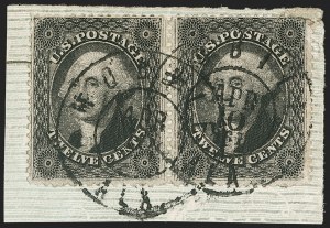 Sale 1187, Lot 95, 1857-60 Issue (Scott 18-39)