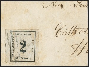 Sale 1192, Lot 1010, Hawaii: Kamehameha III Issues thru Numerals