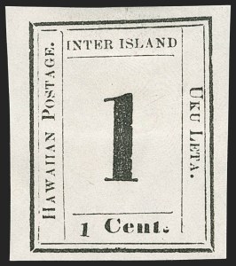 Sale 1192, Lot 1017, Hawaii: Kamehameha III Issues thru Numerals