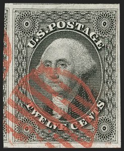 Sale 1192, Lot 103, 1851-56 Issue (Scott 5-17)
