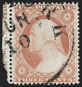 Sale Number 1192, Lot Number 120, 1857-60 Issue (Scott 18-39)