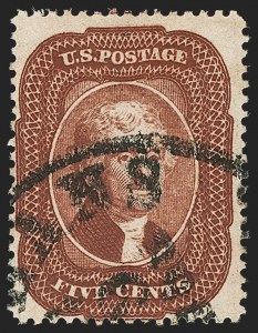 Sale 1192, Lot 122, 1857-60 Issue (Scott 18-39)