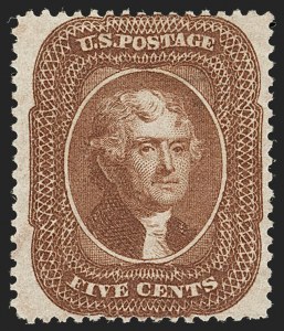 Sale 1192, Lot 124, 1857-60 Issue (Scott 18-39)